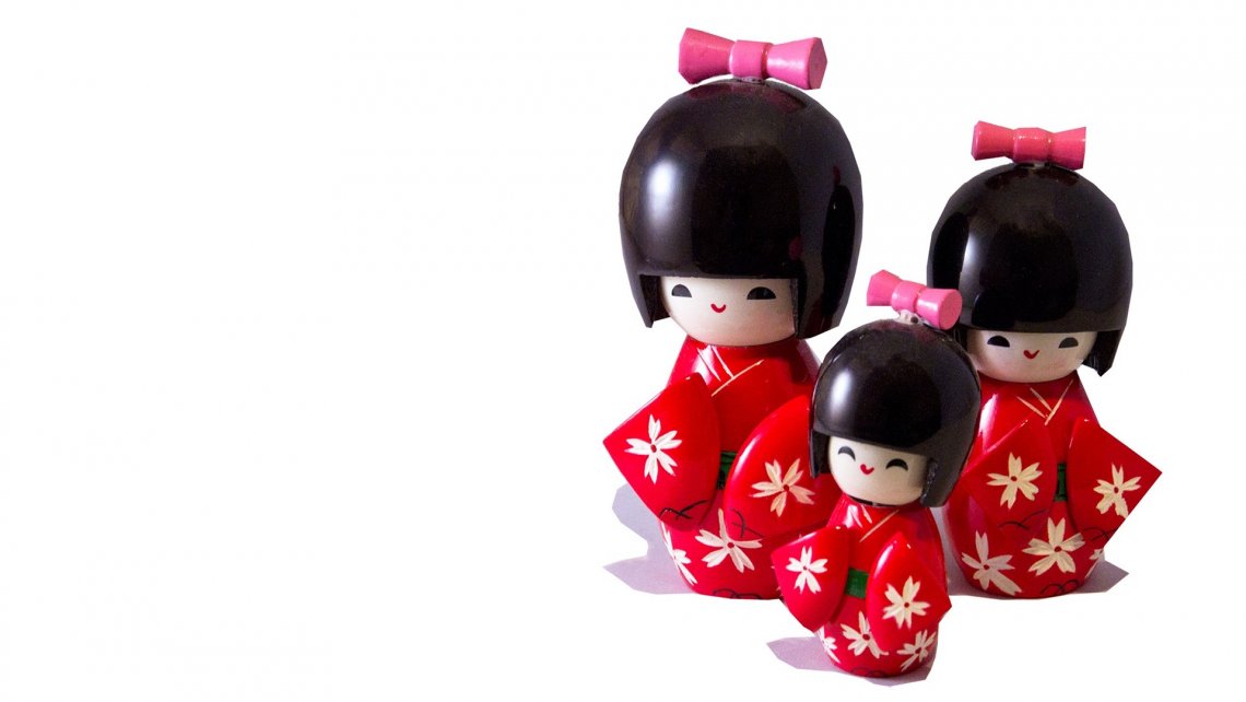 daruma i kokeshi japońskie lalki